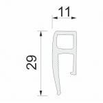 PVC Profilis UAW-H